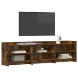 TV Cabinet 168 x 33 x 47 cm Smoked Oak Engineered Wood 8011239