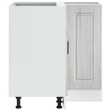 Kitchen Corner Base Cabinet Porto Grey Sonoma Engineered Wood 853993