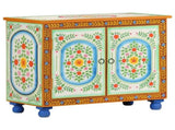 321665 Hand Painted Sideboard 70x35x60 cm Solid Mango Wood