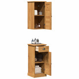 Bathroom Cabinet VIGO 2 pcs Brown and Honey Brown 3328537