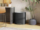 50L Kitchen Bin with Soft-Close Lid and Stay-Open Function, Stainless Steel Pedal Bin with Removable T3398P424974