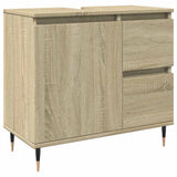 Bathroom Sink Cabinet Sonoma Oak 65x33x60 cm Engineered Wood 849676