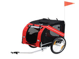 Bicycle Pet Trailer in Steel Frame-Red/Black T3398P548124