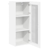 Wall Glass Cabinet LUCCA High Gloss White 40 x 31 x 100 cm 885099