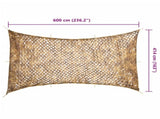 Camouflage Net with Storage Bag 600x414 cm Sand 4008259