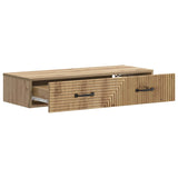 Wall-Mounted Side Table Artisan Oak 87.5 x 34.5 x 17 cm 898674