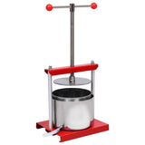 Fruit and Wine Press Stainless Steel 6 L 146897