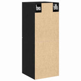 Bathroom Cabinet Black Oak 30 x 30 x 80 cm Engineered Wood 862531