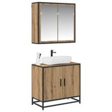Bathroom Furniture Set 2 pcs Artisan Oak Engineered Wood 3402469