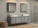 Bathroom Cabinet Set 5 pcs Grey Sonoma Engineered Wood 3406556