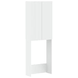Toilet Cabinet ARNHEM White 66 x 25.5 x 190 cm Engineered Wood 896695
