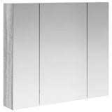 Bathroom Mirror Cabinet with Door Grey Sonoma 80 x 14.5 x 70 cm 889108