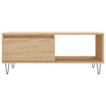 ZNTS Coffee Table Sonoma Oak 90x50x36.5 cm Engineered Wood 830567