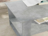 Coffee Table Concrete Grey 72 x 50 x 50 cm Engineered Wood 8000191