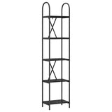 Bookshelf Black Oak 40 x 30 x 183 cm Engineered wood 879923