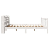 Bed Frame without Mattress White 180x200 cm Super King Solid Wood Pine 3306587