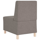 Modular Sofa Unit Armless 2 pcs Taupe 55 x 74 x 82 cm Fabric 3399754
