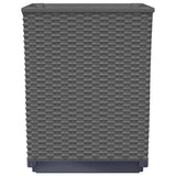 Planters 2 pcs Black 30x30x37 cm Polypropylene 364182