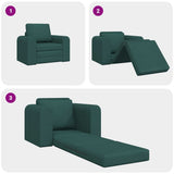 Sofa Bed Dark Green 98 x 71 x 83 cm Fabric 4106659