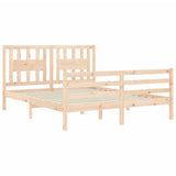 Bed Frame without Mattress 160x200 cm Solid Wood 3194581
