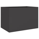 ZNTS Planter Black 62x47x46 cm Steel 841601