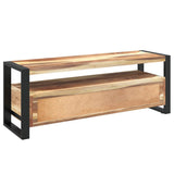 321551 TV Cabinet 120x35x45 cm Solid Wood with Honey Finish