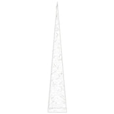 Acrylic Decorative LED Light Cone Blue 120 cm 328965