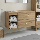 Bathroom Furniture Set 2 pcs Artisan Oak Engineered Wood 3403943