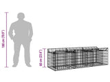 Gabion Raised Bed Silver 42033292