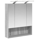 Bathroom Mirror Cabinet Grey Sonoma 60 x 14.5 x 70 cm 889196