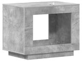 Side Table Concrete Grey 60 x 40 x 65 cm Engineered Wood 899898