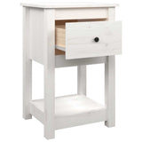 Bedside Cabinets 2 pcs White 40x35x61.5 cm Solid Wood Pine 821732