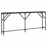 Console Table Black Engineered wood, metal Extra Long 837767