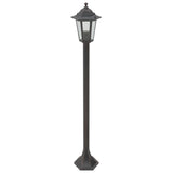 ZNTS Garden Post Lights 6 pcs E27 110 cm Aluminium Bronze 44205