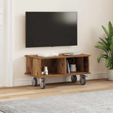 TV Stand Old Wood 68.5 x 35 x 35 cm Engineered Wood 891046
