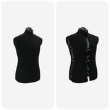 Adjustable Dress Form Male Manual Black 37.5-45.5 inch Fabric 42018612