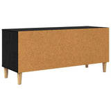 TV Cabinet Black Oak 100 x 34.5 x 44.5 cm Engineered Wood 881461