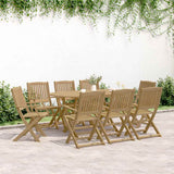 Folding Garden Chairs 8 pcs 54x61x88 cm Solid Wood Acacia 3214231