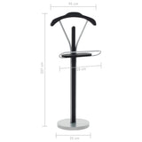 Suit Stand 45x35x107 cm Black and Grey 246721