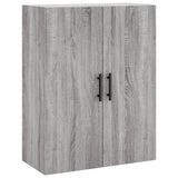 Highboard Grey Sonoma 69.5x34x180 cm Engineered Wood 3196041