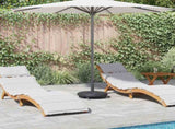 Parasol Base Art Deco Black 45 x 39.5 cm Iron 42002564