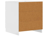 Bedside Cabinet with Drawer High Gloss White 43 x 41 x 63.5 cm 895709