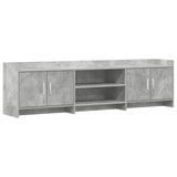 TV Cabinet 168 x 33 x 47 cm Concrete Grey Engineered Wood 8011182