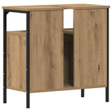 Bathroom Sink Cabinet Artisan Oak 60x30x60 cm Engineered Wood 862233