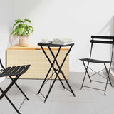 Bistro Table Anthracite 50 x 71 cm Powder-coated Steel 42002966