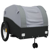 Bike Trailer Black and Grey 45 kg Iron 94154