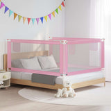Toddler Safety Bed Rail Pink 180x25 cm Fabric 10204