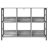 Bookshelf Grey Sonoma 102 x 32 x 72.5 cm Engineered Wood 884015