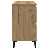 Sink Cabinet Artisan Oak 80x33x60 cm Engineered Wood 857130
