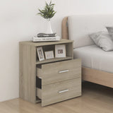 ZNTS Bed Cabinet Sonoma Oak 50x32x60 cm 803278